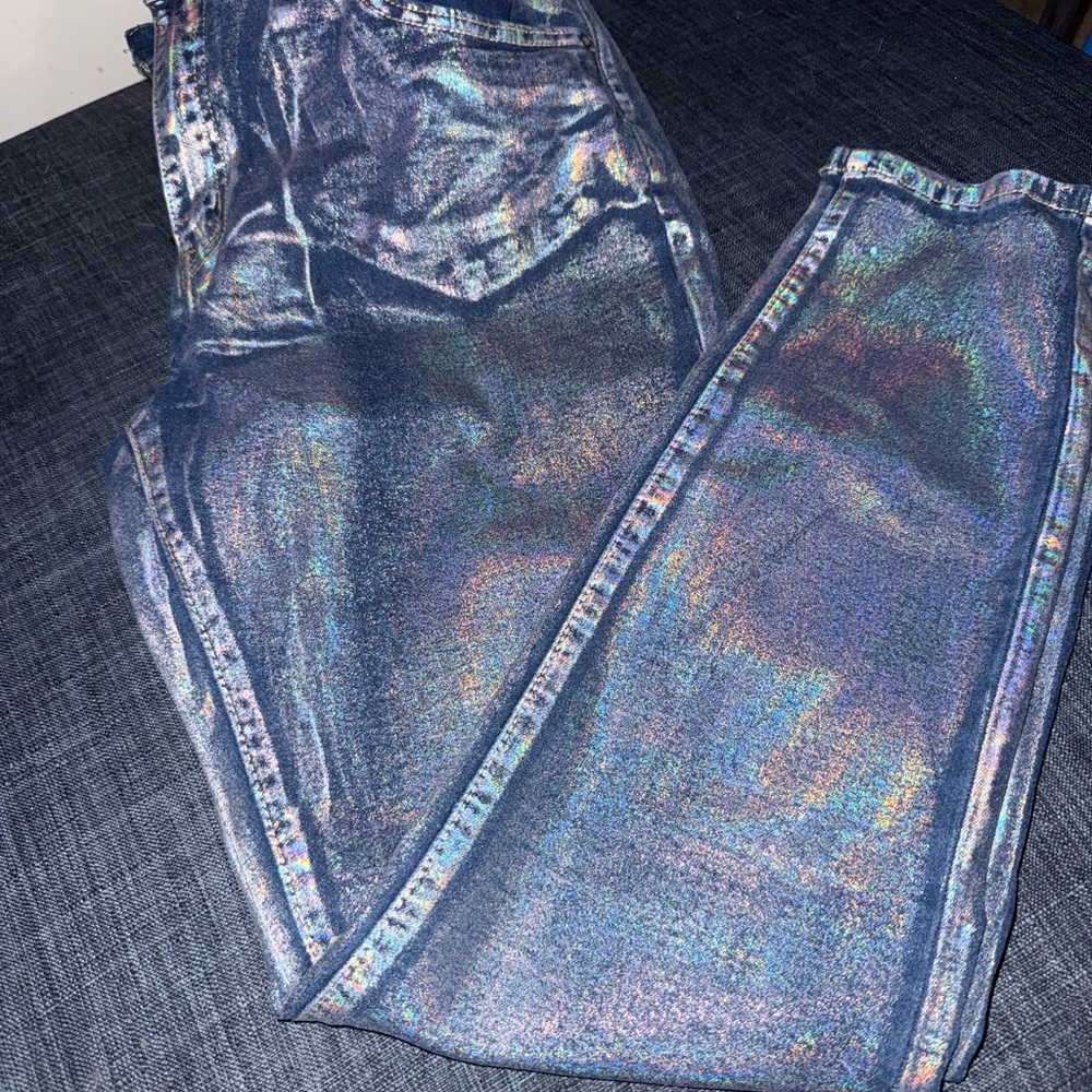 Fashion Nova Iridescent Women Jeans